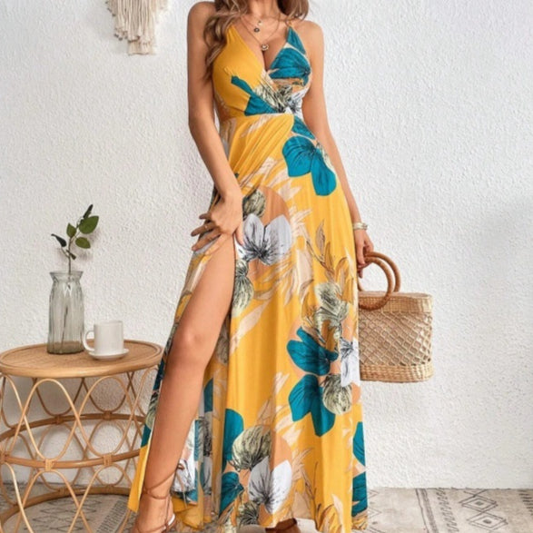 Tropical Muse Split Dress
