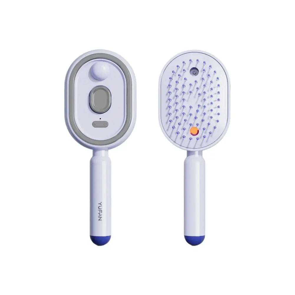 3 in 1 Self Essence Spray Massage Hair Comb Oil Brush Self-Cleaning Hairbrush Scalp Therapy anti Static Detangling Hair Care