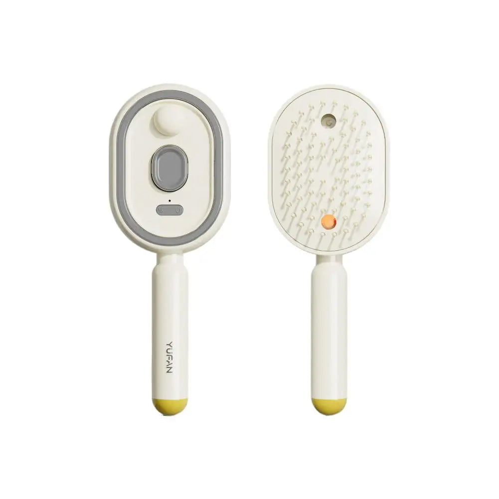 3 in 1 Self Essence Spray Massage Hair Comb Oil Brush Self-Cleaning Hairbrush Scalp Therapy anti Static Detangling Hair Care