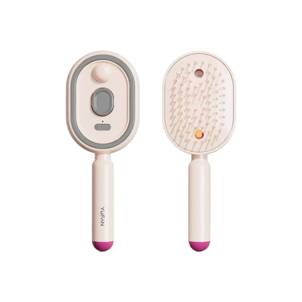 3 in 1 Self Essence Spray Massage Hair Comb Oil Brush Self-Cleaning Hairbrush Scalp Therapy anti Static Detangling Hair Care