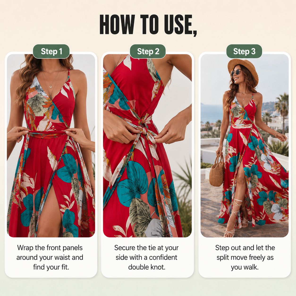 Tropical Muse Split Dress